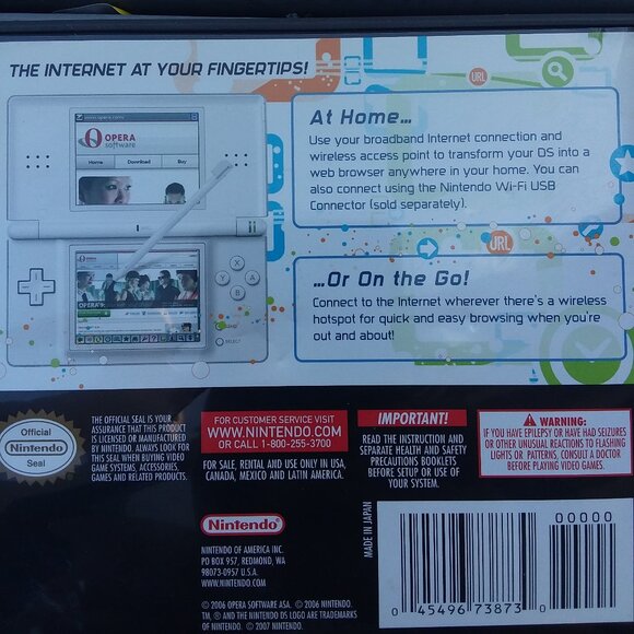 Nintendo DS/DS Lite Web Browser - Picture 2 of 2